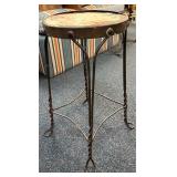 26ï¿½ Antique Metal Stool