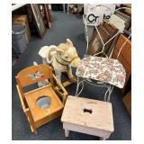 Rocking Horse- Potty Chair- Stool & Chair