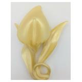 Vintage Celluloid Flower Pin