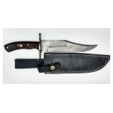 Large Damascus Steel Hunting Knife