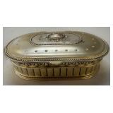 10ï¿½ Gold Tone Metal Jewelry Box