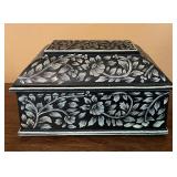 Hand Painted Wooden Jewelry Box