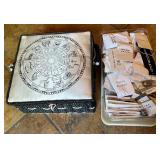 Sewing Kit & Tub Full of Buttons