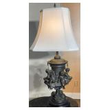 Vintage Bronzed Metal ï¿½Seahorseï¿½ Sculpture Lamp
