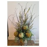 Large Arrangement in Metal Planter