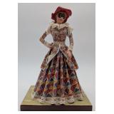 "Colomibina" Hand Made Paper Mï¿½chï¿½ Statue 11 1/2"