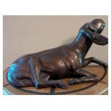 Vintage Heavy Cast Bronze Sheep 19" x 9"