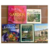 5 Hardback Garden Decor/Idea Books