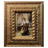 Original Oil Painting By Veger 10.5ï¿½x12.25ï¿½