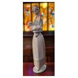 Lladro #4505 "Girl Holding a Lamb" Figurine