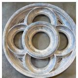 Very Nice 4 Lobed Framework Wall Art 36"