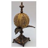 Brass Footed Victorian Style Pin Cushion 11"