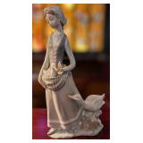 Lladro #4815 "Girl with Goose" Figurine