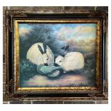 Ornate Framed Print by P. Rolence 31.5" x 27.5"
