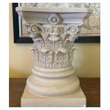 Ceramic Corinthian Style Pedestal/Column