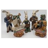 5-Piece Asian MCM Rabbit & Toad Band