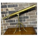 Vintage Land & Sons-London Brass Telescope