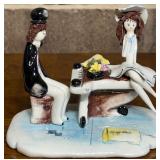 Vintage Zampiva Hand-Crafted Porcelain Figurine
