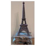 Cast Iron Eiffel Tower Candle Holder w/Base 19"