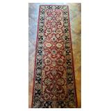 8ï¿½ Feizy Red & Black Floor Runner