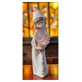 Vintage Lladro "Girl with Rooster" Figurine