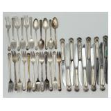 35 Pc. 1847 Rogers Bros. Silver Plated Silverware
