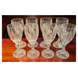 8 Mikasa Crystal "Park Lane" Sherry Glasses