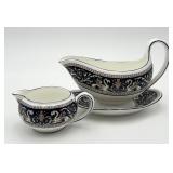 Wedgwood Florentine Gravy Boat & Creamer