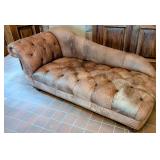 very Nice Broyhill Leather Chaise Lounge