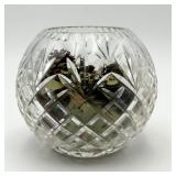 Crystal Globe Vase with Potpourri