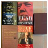 5 Self-Help & Political Hardback Books