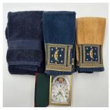 Bathroom Towel Set & Roger Lascelles Clock