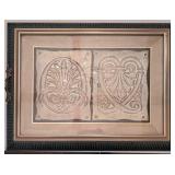 Framed Wall Decor/Tray w/Handles