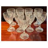 9 Mikasa  Crystal "Park Lane" Wine Goblets