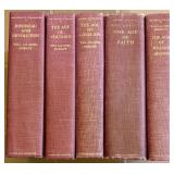 5 Vintage Will Durant Books