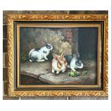 Original Oil on Canvas Painting by Borofsky 21x17