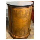 Stunning Henredon Drum Cabinet Accent Table