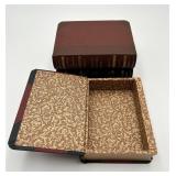 3 Hollow Book Boxes
