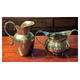Vintage Brass Cram & Sugar