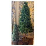 2 Very Nice Faux Trees