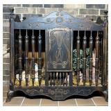 Decorative Rabbit Hutch w/Figurines