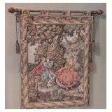 Large French Woven Tapestry