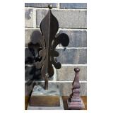 2 Nice Rustic Table Finials