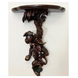 Pirate Monkey Wall Sconce Shelf