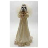 Vintage Maltese Angel Dog Tree Topper