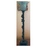 Very Nice Lamp With Glass Shade