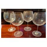 4 Large Riedel Wine Glasses