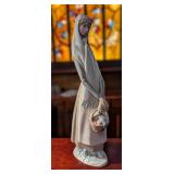 Lladro "Girl with Basket" Figurine