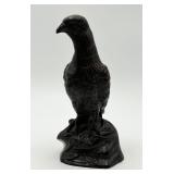Black Metal Raven Statuette