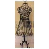 Small Wrought Iron Dress Form
